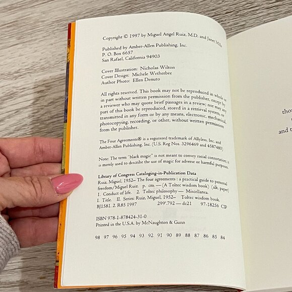 The Four Agreements Paperback Book by Don Miguel Ruiz A Toltec Wisdom Book - Picture 4 of 8